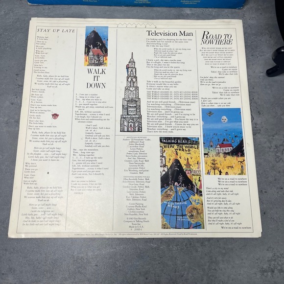 Talking Heads Little Creatures Vinyl LP Record Album w/ Sleeve VG- / VG 1985 - Picture 7 of 16